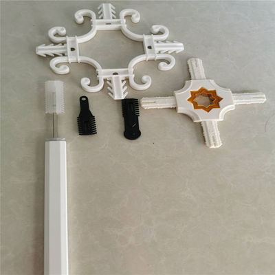 1607 white color decoration profile for double glazed window inserts