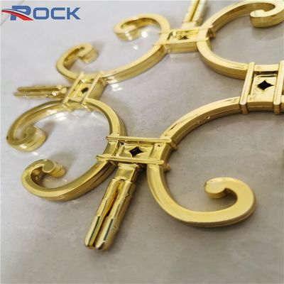 Decoration Fittings Uv Electroplate Aluminium Astragal Bars Connector