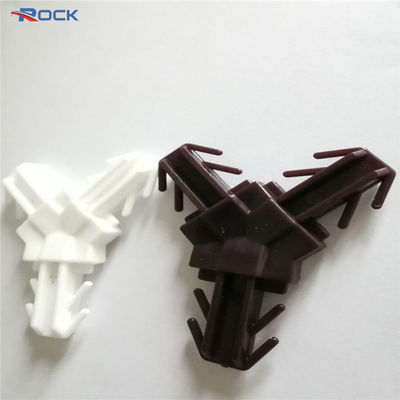 Customized Y Shape Plastic Corner Connector Aluminium Georgian Bar Accessories