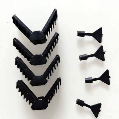 6a-27a Современный дизайн угловой ключевой аксессуар для отелей, пластиковое и стеклянное уплотнение для дверей и окон, изоляционные дистанционные планки